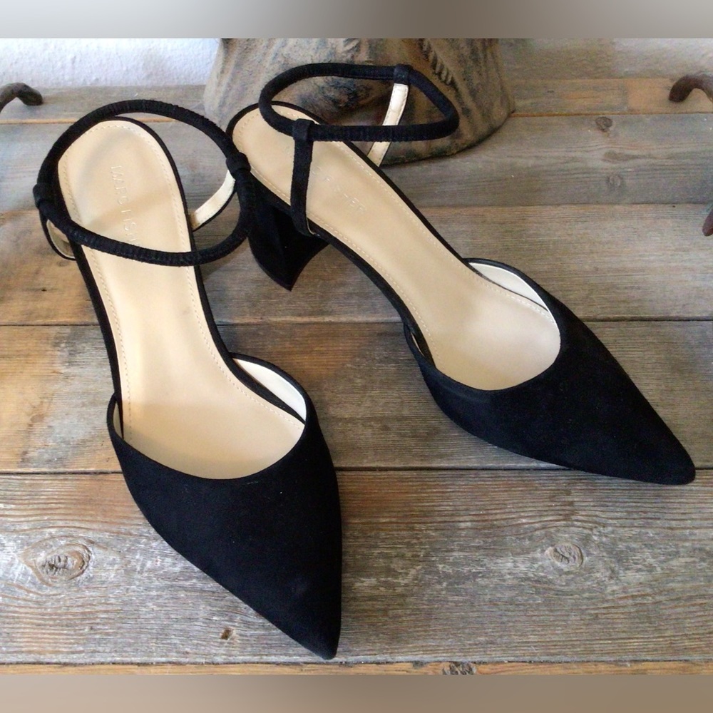 Marc Fisher suede block heels